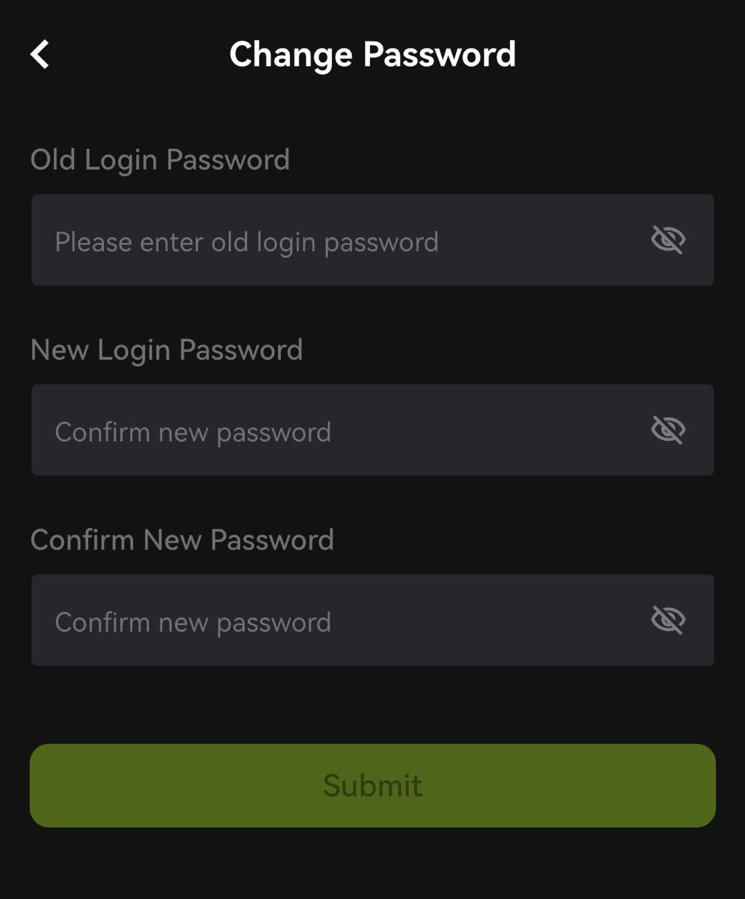 How to change my XT account password? Mobile App Guide – Help Center